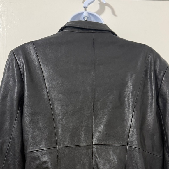 Bebe Black Leather Jacket - Picture 11 of 16